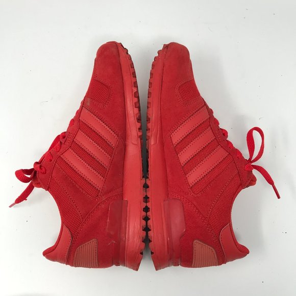 Adidas Originals ZX 700 Trainers S79188 Red/Red/Red - Picture 4 of 6